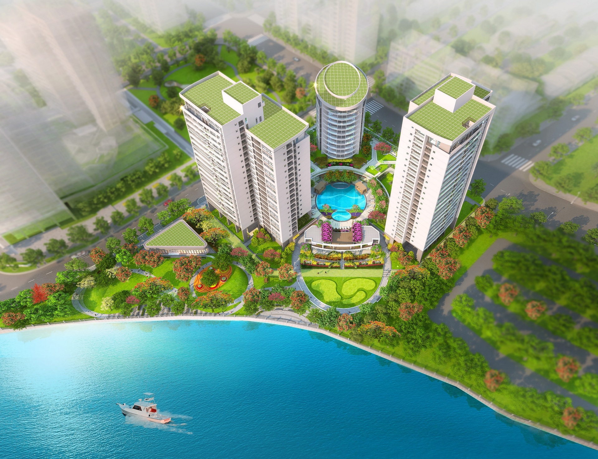 Perspective of Riverpark Premier Phu My Hung project