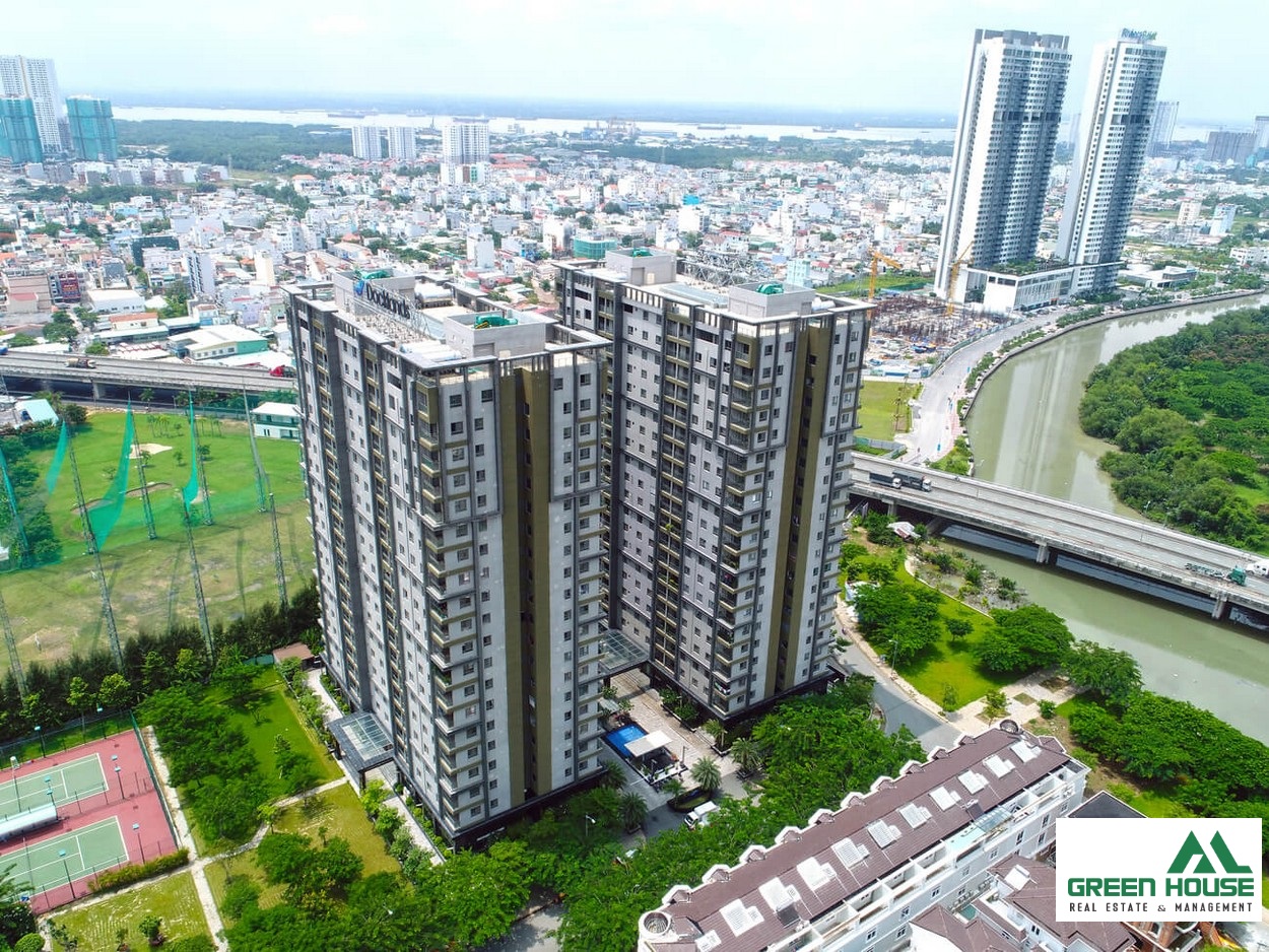 Phối cảnh dự án Docklands Sài Gòn, Quận 7 từ trên cao