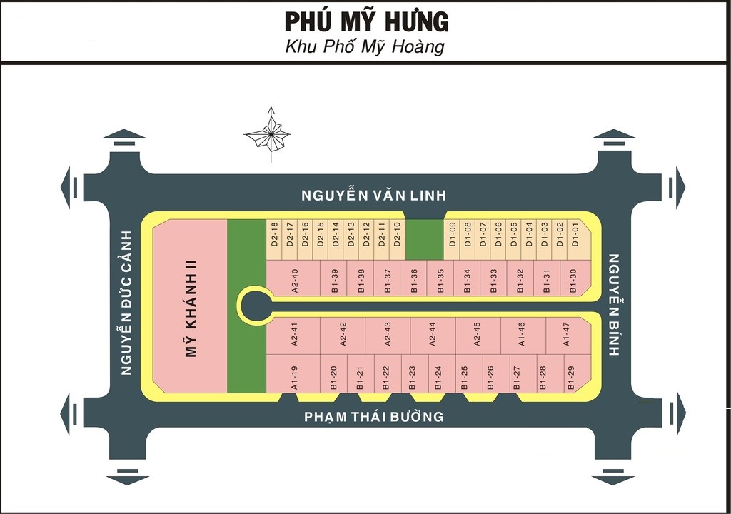 Tổng quan khu phố Mỹ Hoàng, Phú Mỹ Hưng, Quận 7