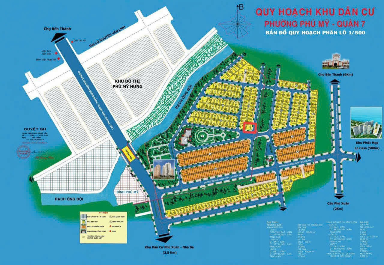 Overview of Phu My Van Phat Hung residential area, District 7