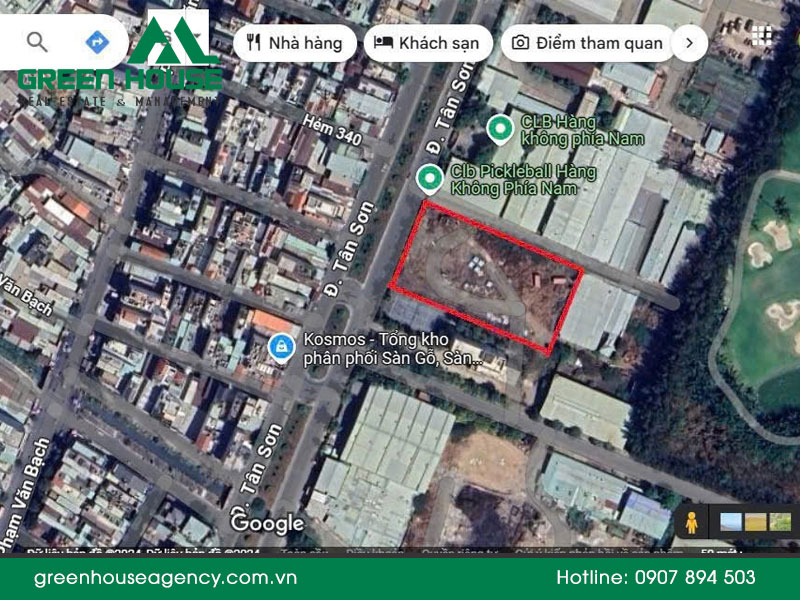 Lô đất trống Tân Sơn, Phường 15, Quận Tân Bình