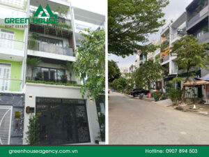 Nhà phố đường D7, phường Tân Mỹ, TPHCM