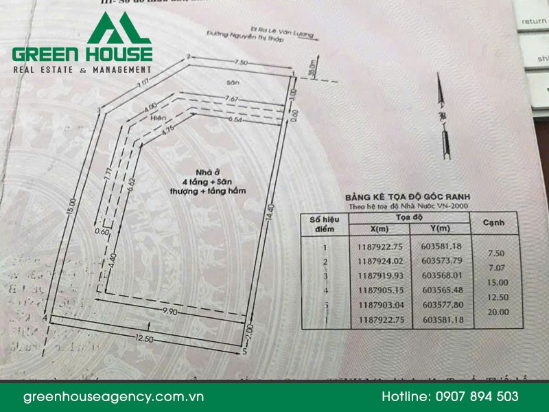 Nhà căn góc 2 mặt tiền Nguyễn Thị Thập, Khu dân cư Him Lam, P. Tân Hưng, Quận 7
