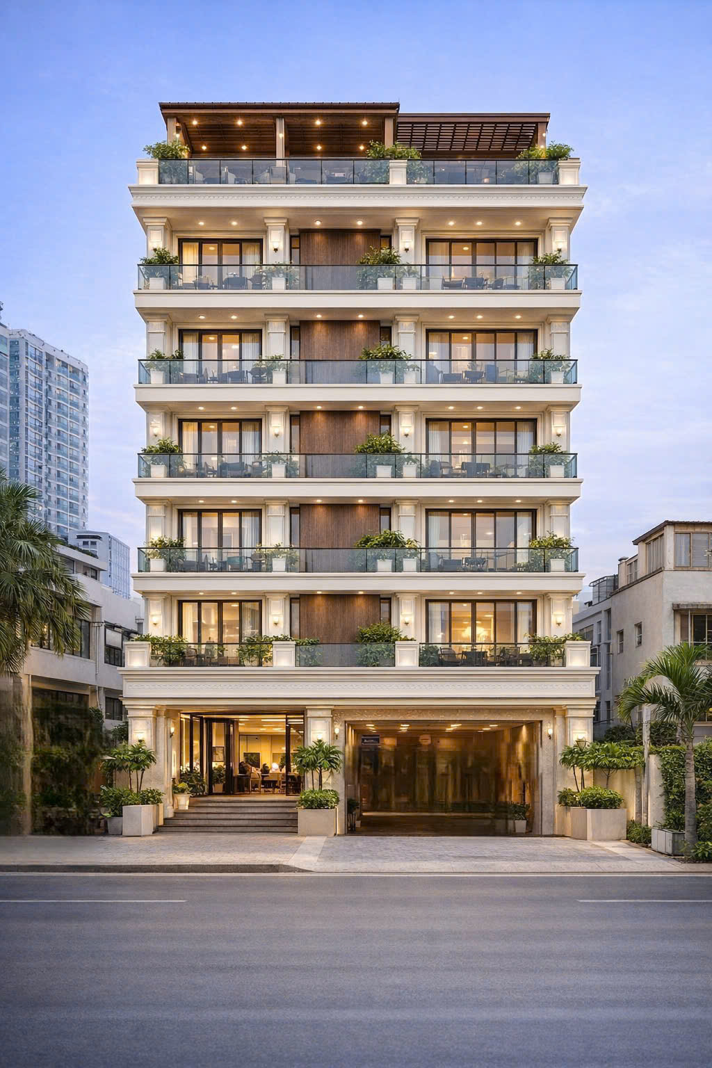 Đất biệt thự mặt tiền đường Tân Thuận Tây, Quận 7