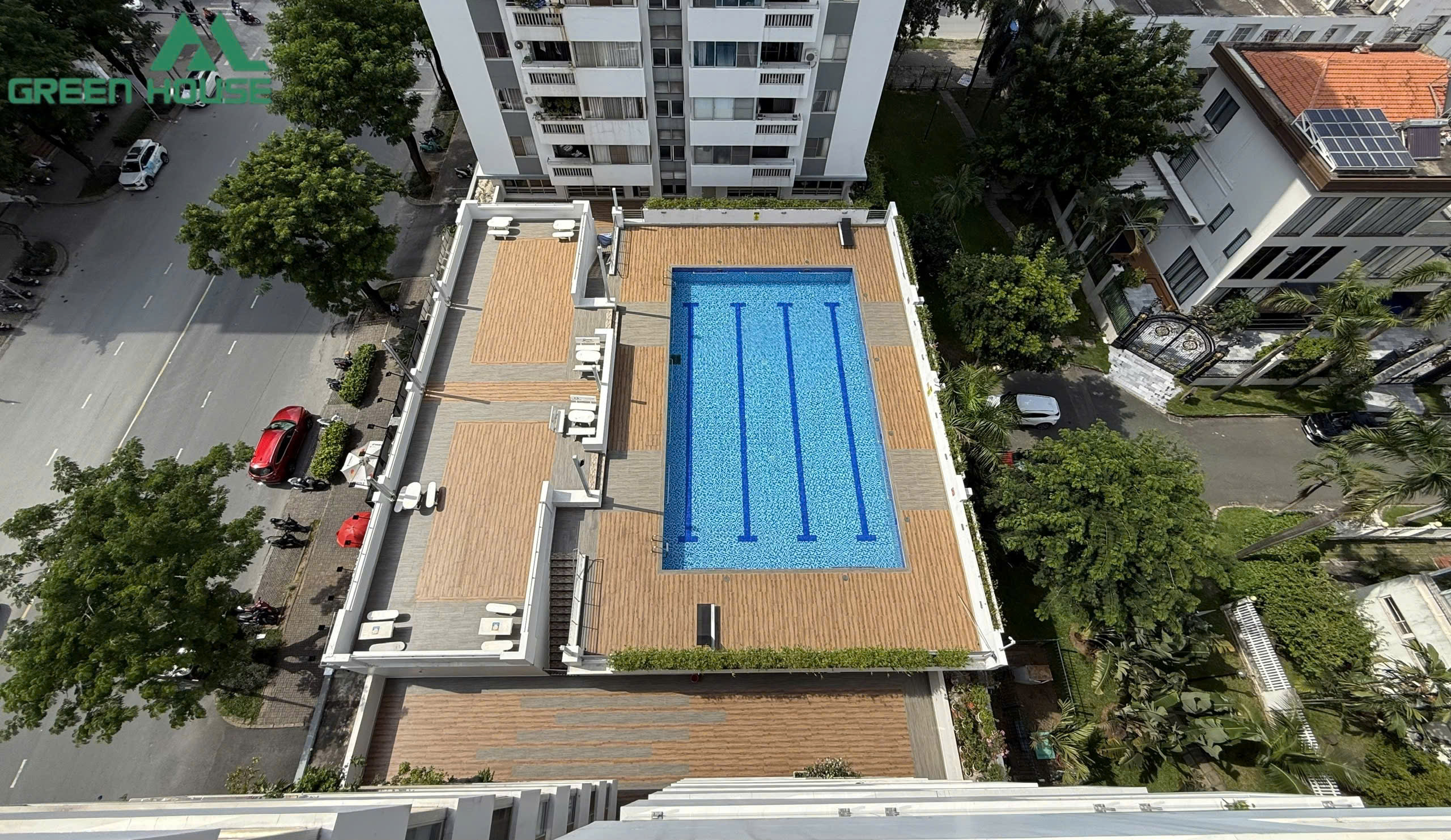Bán và cho thuê căn hộ duplex Mỹ Khánh 1B, Phú Mỹ Hưng, diện tích 190m2, ban công view hồ bơi, 4PN, 3WC, có nội thất - Ảnh 3