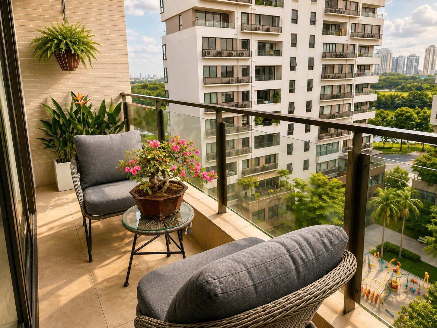 Bán căn hộ Panorama Phú Mỹ Hưng, Quận 7, Hồ Chí Minh, 140m2, 3pn, 2wc, View sông và view hồ bơi - Ảnh 8