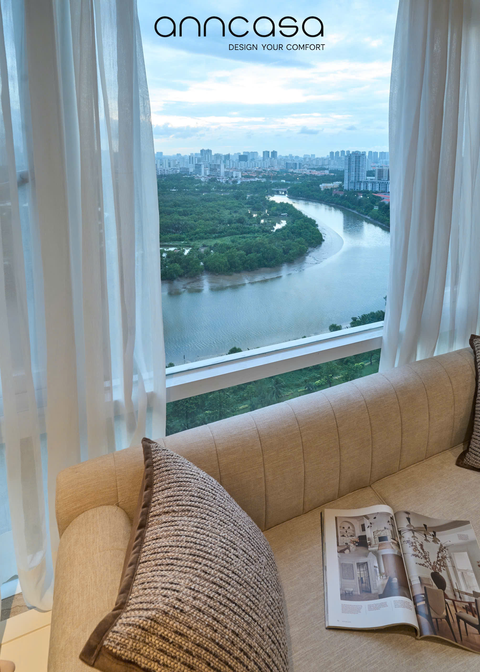 Bán chung cư Riverside Residence Phú Mỹ Hưng, Quận 7, 143m2, 3pn, 2wc, View trực diện sông, đón gió mát quanh năm, không gian sống thoáng đãng và yên tĩnh. - Ảnh 5