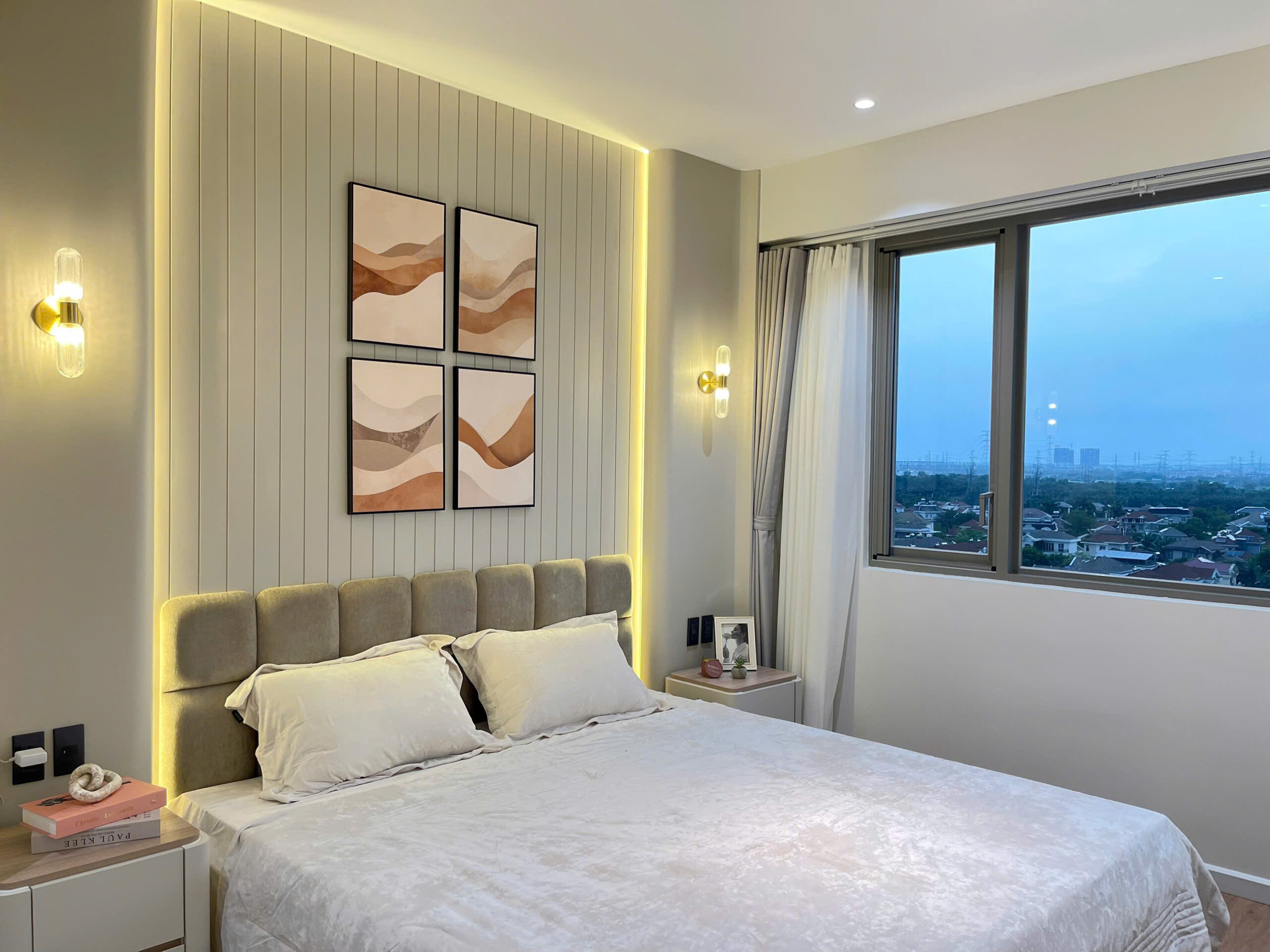 Bán căn hộ chung cư tại Chung cư Hưng Phúc 1, 78m2, 2pn, 2wc, nhà siêu đẹp, tầng cao, view Biệt Thự - Ảnh 6