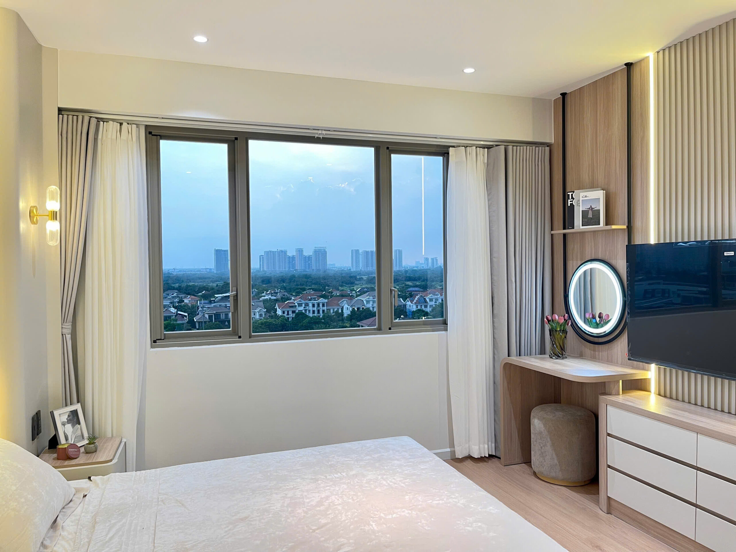 Bán căn hộ chung cư tại Chung cư Hưng Phúc 1, 78m2, 2pn, 2wc, nhà siêu đẹp, tầng cao, view Biệt Thự - Ảnh 7