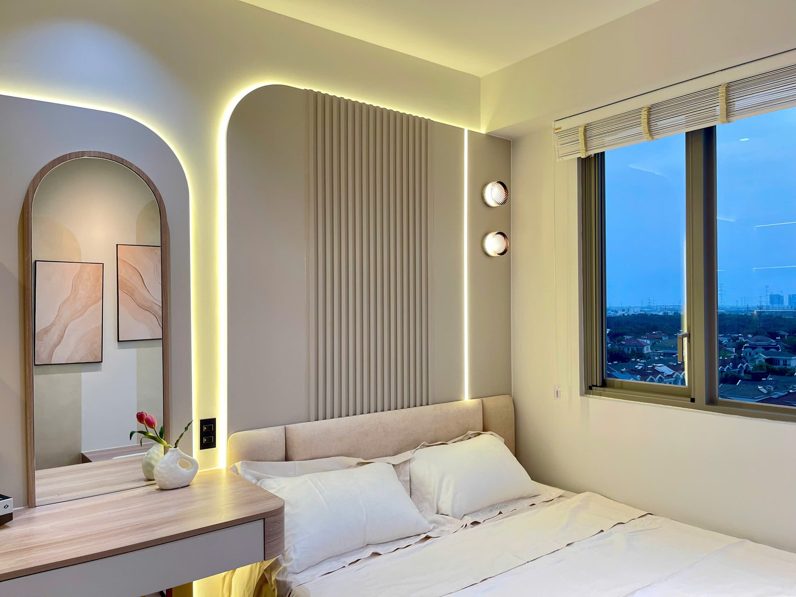Bán căn hộ chung cư tại Chung cư Hưng Phúc 1, 78m2, 2pn, 2wc, nhà siêu đẹp, tầng cao, view Biệt Thự - Ảnh 8